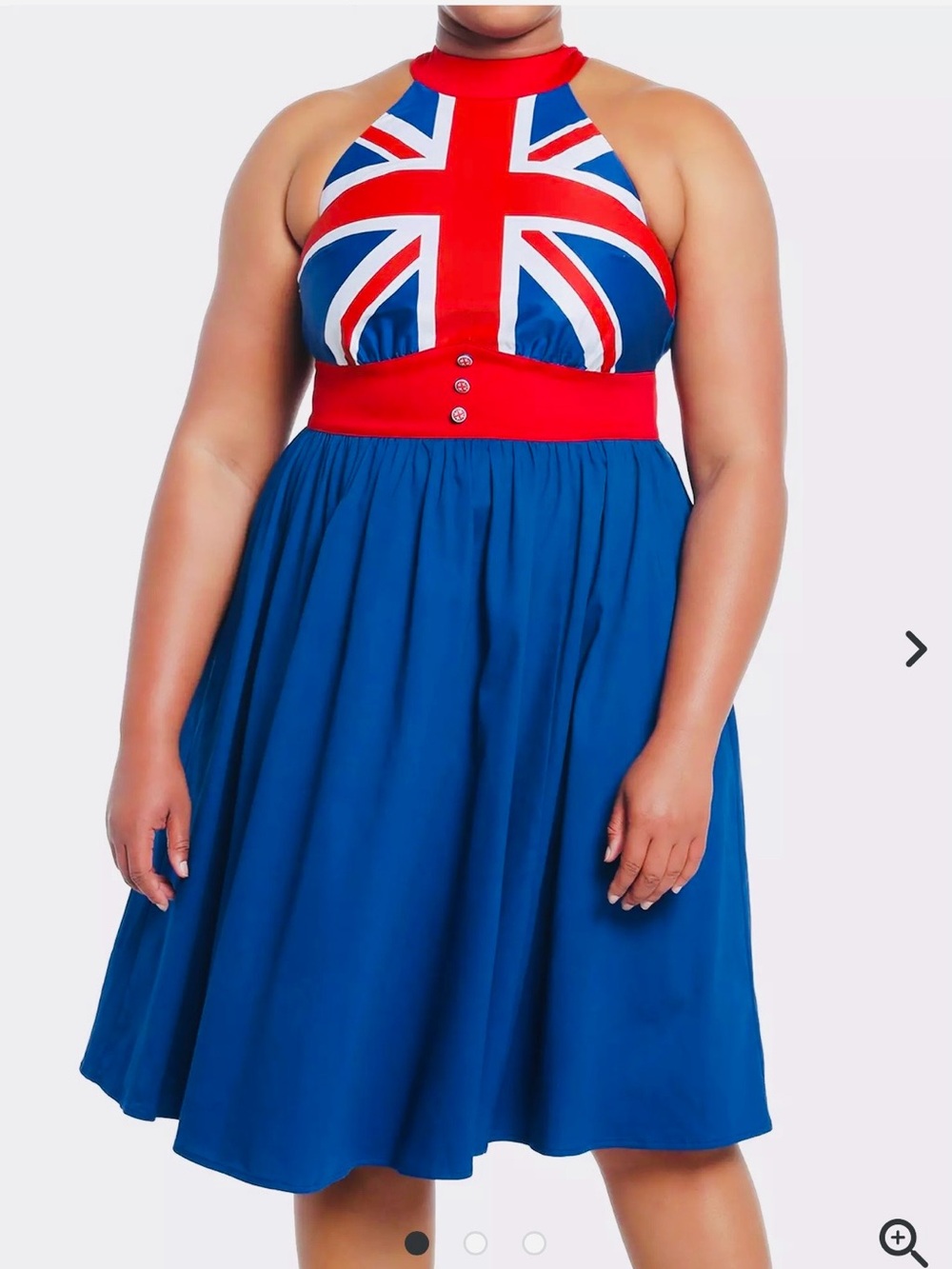 Her Uniform Marvel Red, Blue & White Union Jack Dress - Picture 11 of 11